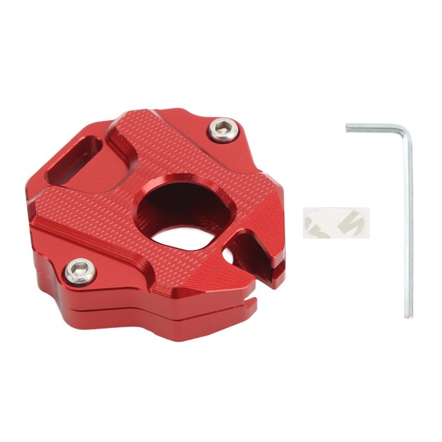 Carcasa de llave de motocicleta CNC de metal sólido, elegante, ajuste perfecto, reemplazo para CB650R CBR650R 2020+ (rojo)