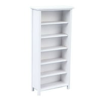 Jaihui Miniature Kids Bookcases, Synthetic White, 7.67x3.58x7.67 in, 0.27 lb