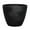 Black, variant on L&G Solutions 13 in. H X 16 in. D Polyresin Yuma Planter White