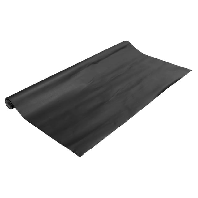Parche de reparación de cuero autoadhesivo Unique Bargains con fuerte pegajosidad 35" x 79" cinta de reparación de cuero de PVC negro 1 pieza