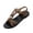 Womens Casual Shoes # Brown, variant on Summer Shoes for Women Open Toe Flat Sandals T-Strap Bohemian Floral Cutout Ring Embellishments Criss Cross Front Elastic Slingback Beach Vacation Resort Wear