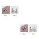 thumbnail image 4 of Qarigey 1 par de bonitos pendientes brillantes con forma de corazón para bodas y cumpleaños, tachuelas para , decoración de joyas, oro para oro 2Conjunto, 4 of 6