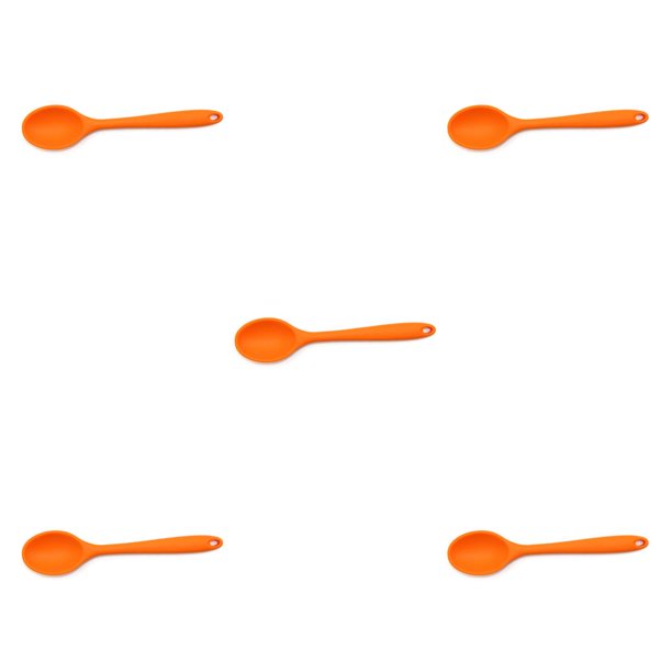 Ounissouiy Cuchara de silicona Herramientas profesionales de cocina de mango largo Vajilla para el hogar Cuchara de sopa antiadherente resistente al calor Type2 NO2 Ounissouiy CBP376975