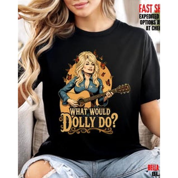 Dolly Oversized Pink Country Music Graphic T-Shirt