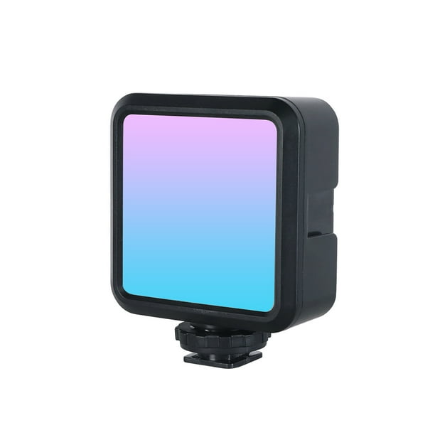 Luz RGB para cámara, luz LED para video, mini luz para video/fotografía con batería recargable incorporada, regulable, luz de transmisión portátil para fotografía y vlogs, accesorios magnéticos.
