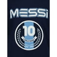thumbnail image 3 of Messi Girl's Athletic Short Sleeve Graphic T-Shirt, Sizes 4-16, 3 of 3
