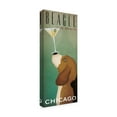 thumbnail image 2 of Trademark Fine Art 'Beagle Martini' Canvas Art by Ryan Fowler, 2 of 3