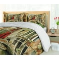 thumbnail image 5 of Ambesonne Venice Duvet Cover Sets, Historic Landscape Art, 2-Queen, Green Red Pale Brown, 5 of 7