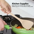 thumbnail image 6 of 3-Piece Unpainted Wood Spatula Set, Natural Wooden Kitchen Utensils for Non-Stick Cookware, 6 of 8