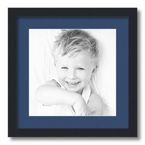 ArtToFrames 18 x 18 MDF Picture Frame, Black
