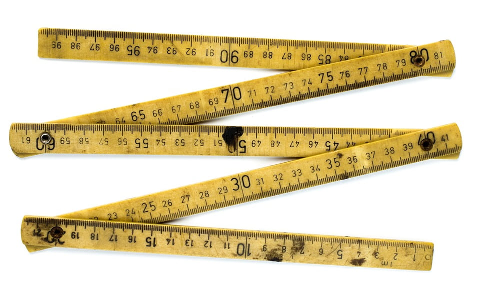 Folding Construction Rule Meter Measure Tool20 Inch By 30 Inch