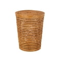 thumbnail image 5 of Kouboo Cambria Rattan Laundry Mesh Hamper with Liner, Laundry Hamper with Lid For Clothes, Handwoven Storage Basket, Honey Brown, 5 of 6
