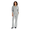 thumbnail image 3 of Athletic Works Women's Bi-Color Flare Pants, 30.5" Inseam, Sizes XS-XXXL, 3 of 5