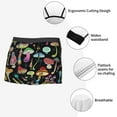 thumbnail image 5 of Kdxio Men's Boxer Briefs with Bright Mushrooms Print - Comfortable and Breathable Underwear for Everyday Wear, 5 of 7