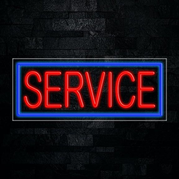Service LED Neon Sign 30"L x 12"H #31473