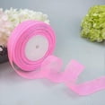 thumbnail image 1 of Satin Ribbon 50 Yards/ Roll 1 In Inch Gift Wrapping Bulk Sheer Organza Chiffon Ribbon(), 1 of 4
