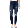 William Rast Women's Distressed High Rise Skinny Jeans Blue Size 25