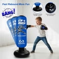 thumbnail image 2 of Punching Bag for Kids | Free Standing Ninja Inflatable kids Punching Bag Set incl Air Pump & Boxing Gloves | Toys for Boys & Girls | Indoor/Outdoor Kids Toys for Karate, Taekwondo, 2 of 7