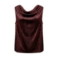 thumbnail image 5 of Sequins Tank Tops for Women Sleeveless Sparkly Vest for Women Shiny Tops Party Tops for Holiday Tops for Women, 5 of 6