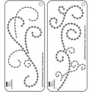 Bazzill Self-adhesive Fantasy Flourish Jewels Templates (Set of 2)