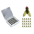 thumbnail image 6 of 20pcs Bionic Fly Fishing Bait Small Fly Hook Fly Fishing Bait T4C9, 6 of 7