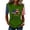 Army Green, variant on Women's 250th Anniversary USA Shirt Independence Day Top 4th of July Shirts America 250 Merchandise Crew Neck Flag Graphic Tee