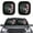 American Flag Wolf, variant on Jiueut Sloth Cross Print Universal Fit Windshield Sun Shade Foldable 2pcs Car Sunshades Reflective Fabric Sun Visor Accessories Keep Your Car Cool