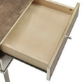 thumbnail image 5 of Weston Home Galton Rectangular 2-Drawer Wood Nightstand, Light Charcoal Grey Finish, 5 of 8
