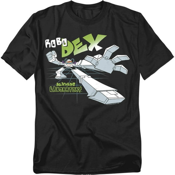 Dexters Laboratory Robo Dex Officially Licensed Adult T-Shirt S