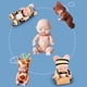 thumbnail image 3 of 6PCS Set Soft Baby Doll with Clothes, Realistic Look, Perfect Gift for Girls 26-27s, 3 of 4