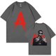 thumbnail image 1 of Camisetas estampadas Anuel AA Real Hasta la Muerte para hombres y mujeres, ropa de calle de Hip Hop, camisetas de rapero de moda, camisetas sueltas de algodón, 1 of 4
