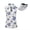 Blue Turtle Print, variant on Horse Rose Golf Sleeveless Shirts for Women with Matching Sports Sun Visor Hat, Breathable Lightweight Outdoor Golf Tennis Athletic Outfit Set