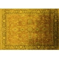 thumbnail image 1 of Ahgly Company Indoor Rectangle Oriental Yellow Industrial Area Rugs, 6' x 9', 1 of 4