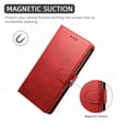 thumbnail image 5 of Dteck Case for Apple iPhone 12 Pro Max 6.7-inch,Luxury PU Leather Wallet Case Card Holder Kickstand Flip Magnetic Shockproof Hybrid Rubber Cover,Red, 5 of 6