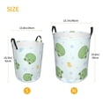 thumbnail image 4 of Uemuo Kawaii Frogs Pattern Circular Laundry Hamper Basket with handles,Collapsible laundry basket,Large capacity laundry hamper,Laundry Organizer-Medium, 4 of 8