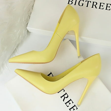 

Women‘s Pointed Toe High Heel Pumps Classic Slip On Solid Dress Shoes Lightweight Breathable Women‘s Shoes