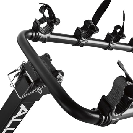 ALLEN SPORTS DELUXE 4-BICYCLE HITCH MOUNTED BIKE RACK CARRIER, MODEL 542RR, BLACK
