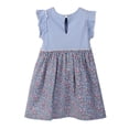thumbnail image 2 of Vestido Beebay de mezcla de tejidos con volantes multicolor para 3 años, 2 of 4
