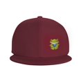 thumbnail image 3 of DouZhe Casquette à Visière Plate Snapback, Green Frog Toad Imprimés Animaux Ajustable Rouge Casquette de Baseball Adulte, 3 of 6