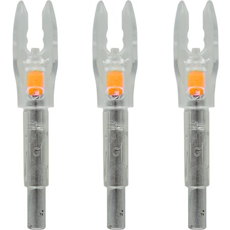 UPC: 0818322012546 | Nockturnal Orange Lighted G-Nock 3-Pack