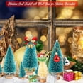 thumbnail image 7 of 67PCS Sisal Frosted Christmas Trees Snowflake Bottle Brush Trees with Wood Base Mini Artificial Christmas Trees Set Tiny Christmas Balls Gift Box Wreath for Christmas Home DIY Decor Crafts, 7 of 7