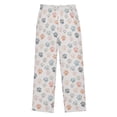 thumbnail image 2 of Kids' Pajama Pants Soft Relaxed Fit Sleep Pants Lounge Pants with Pockets Watercolor Dog Paw Prints X-Large, 2 of 9