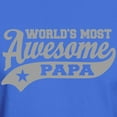 thumbnail image 3 of CafePress - World's Most Awesome Papa Dark T Shirt - Men's Classic Graphic Cotton T-Shirt, 3 of 4
