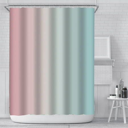 Pink And Teal Shower Curtain 72 X, Pink Shower Curtain Hooks