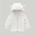thumbnail image 2 of EnJoCho Baby Kids Jacket Toddler Cute Winter Warm Jacket Outerwear Floral Hooded Zipper Padded Outwear for Girls Or Boys Kids Trendy Clothing Top 6-12 Months, 2 of 4