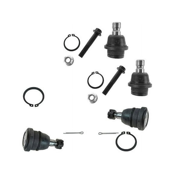 Ball Joint Kit 4 Piece - Compatible with 2004 - 2015 Nissan Titan 2005 2006 2007 2008 2009 2010 2011 2012 2013 2014