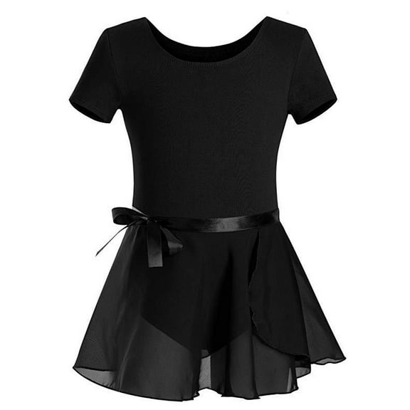 Ballet Leotard for Toddler Girls Ballerina Dance Ruffle Long Sleeve Tutu Skirted Ballet Gymnastics Outfit Dress
