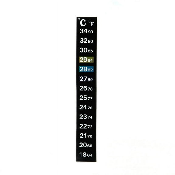 Whoamigo Aquarium Temperature Strip - Adhesive Thermometer for Fish Tanks