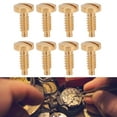 thumbnail image 4 of Tornillo Para Caja De Reloj, Acero Inoxidable, 8 Piezas, A Prueba De Herrumbre, 3,3 Mm De Longitud, Tornillo Para Tapa Trasera De Reloj Para Reparación De Relojes ANGGREK Oro, 4 of 8