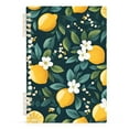 thumbnail image 7 of FORMRS 1-Subject Spiral Notebook 8" x 5" College Ruled 60 Refillable Sheet A5 Hard Cover, 2 Pack, Yellow Lemons, 7 of 7